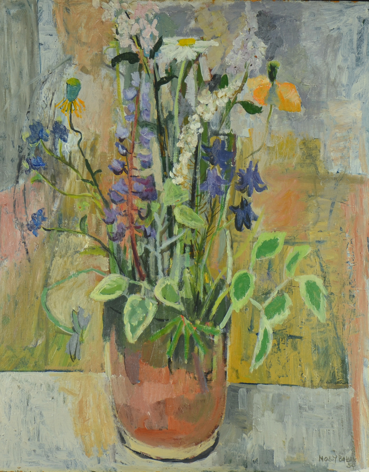Flowers III, Huile sur toile, 30'' x 24''