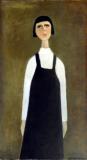 Jeune fille, 1957, Huile sur toile, 41'' x 22½''<span class="sold">vendu</span>