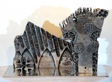 Les cathédrales, Aluminum, 17½'' x 26'' x 9½''<span class="sold">sold</span>