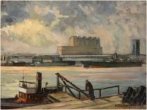 Port de Montréal, Oil on canvas, 15¼'' x 20¼''<span class="sold">sold</span>