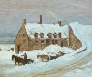 Quebec winter, 1925, Oil on panel, 15'' x 18''<span class="sold">sold</span>