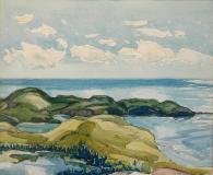 Slate Island, Lake Superior, Watercolour on paper, 11'' x 13''<span class="sold">sold</span>