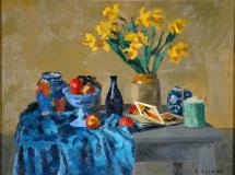 Still life with Daffodils, Huile sur toile, 18'' x 24''<span class="sold">vendu</span>