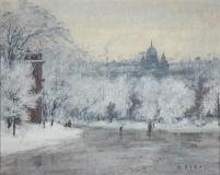 Winter, Westmount, Oil on canvas, 19'' x 24''<span class="sold">sold</span>