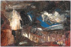 Automne, 1948, Oil on panel, 4'' x 6''<span class="sold">sold</span>