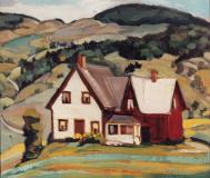 House in Charlevoix, Oil on panel, 10'' x 12''<span class="sold">sold</span>