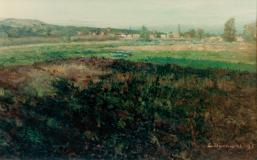 Paysage du sud de la France, 1901, Oil on canvas, 20'' x 30''<span class="sold">sold</span>