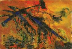 Untitled, 1947, Oil on canvas on wood, 8½'' x 12½''<span class="sold">sold</span>