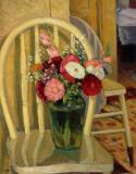 Flowers in green jug, 1941, Oil on canvas, 28'' x 22''<span class="sold">sold</span>