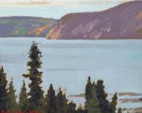 On the Saguenay, Oil on panel, 7'' x 9''<span class="sold">sold</span>