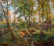 Le ruisseau, 1924, Oil on canvas, 21½'' x 25¼''<span class="sold">sold</span>