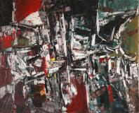 Untitled, 1958, Oil on canvas, 32'' x 39''<span class="sold">sold</span>