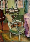 Study of a drawing room, Peel Street, Huile sur toile, 26'' x 19''<span class="sold">vendu</span>