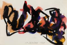 Taches d'encres, 1969, Inks on paper, 6'' x 8¾''<span class="sold">sold</span>