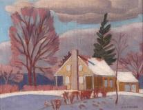 Western Ontario, 1935, Oil on panel, 5¾'' x 7½''<span class="sold">sold</span>
