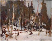 Winter, Algonquin Park, Oil on board, 8½'' x 10½''<span class="sold">sold</span>