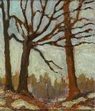 Yorkmills woods, 1923, Oil on panel, 9¼'' x 8½''<span class="sold">sold</span>